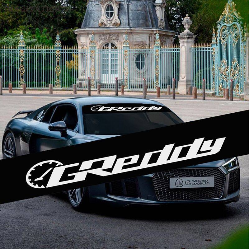 汽车前挡风玻璃车贴遮阳后挡个性潮流贴纸创意英文拉花装饰改装贴