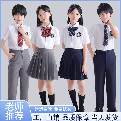 儿童合唱演出服中小学生诗歌朗诵