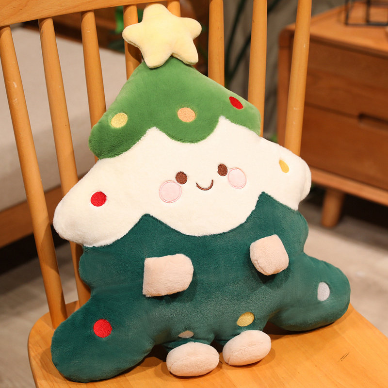 ins圣诞树靠枕节装饰客厅沙发