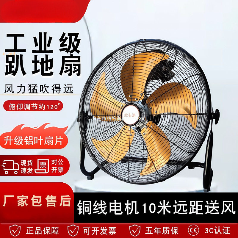 大功率落地电风扇家用工地两用地