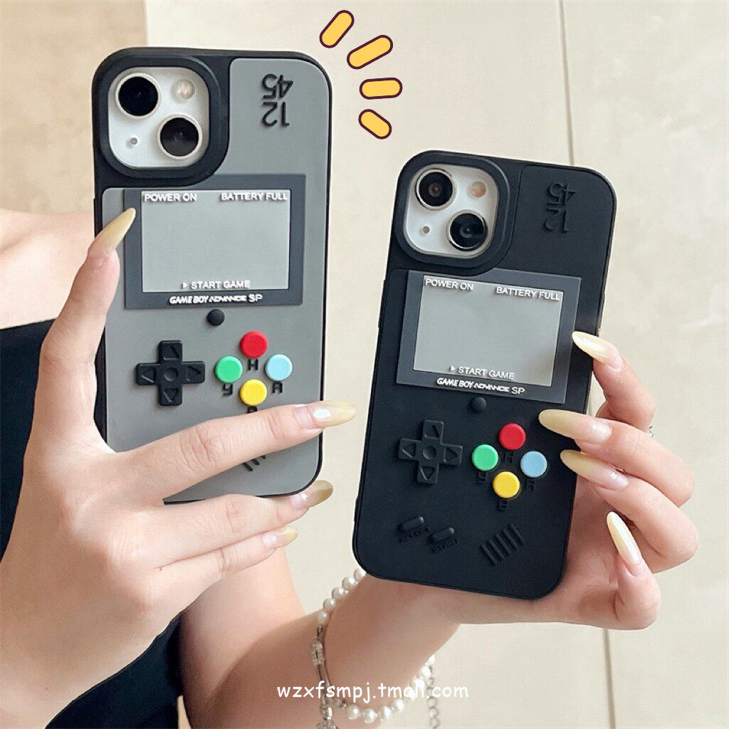 wzxf适用苹果16手机壳立体硅胶15promax创意趣味14pro防摔外壳iPhone13游戏手柄造型por个性pm保