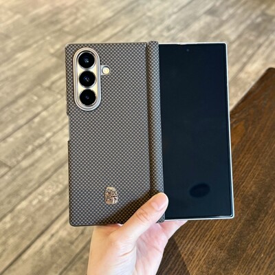 双中轴全包适用三星zfold7手机壳fold7/6高端素皮折叠w25保护套w24心系天下磁吸铰链男超薄Z新款Fold7后外壳5