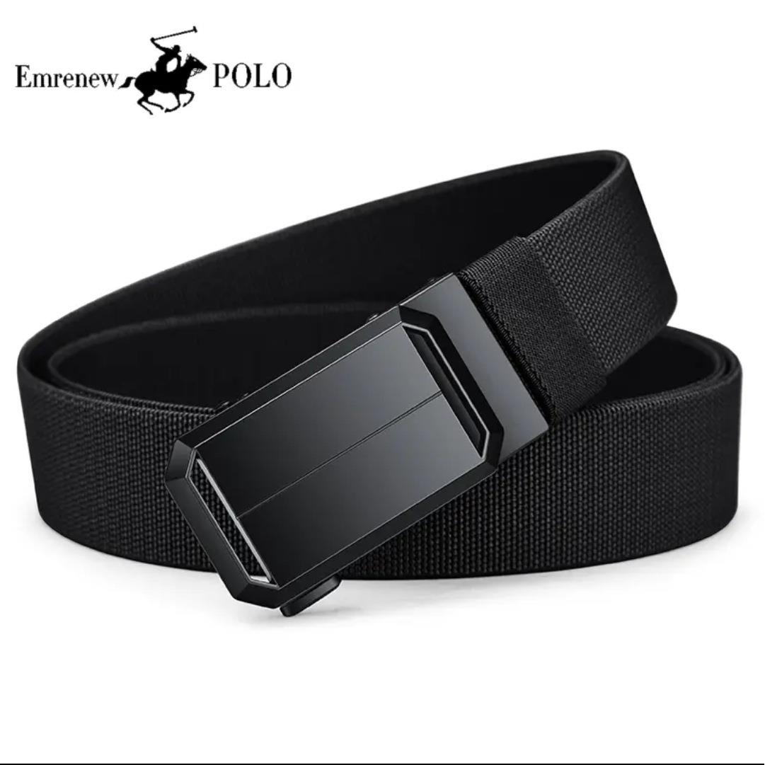 跨境新款男士户外弹力战术腰带时尚商务休闲松紧可调节自动扣皮带