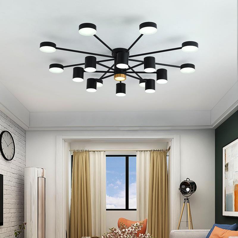 灯具 客厅灯 简约现代吊灯 大气家用创意个性卧室吸顶灯 北欧吊灯