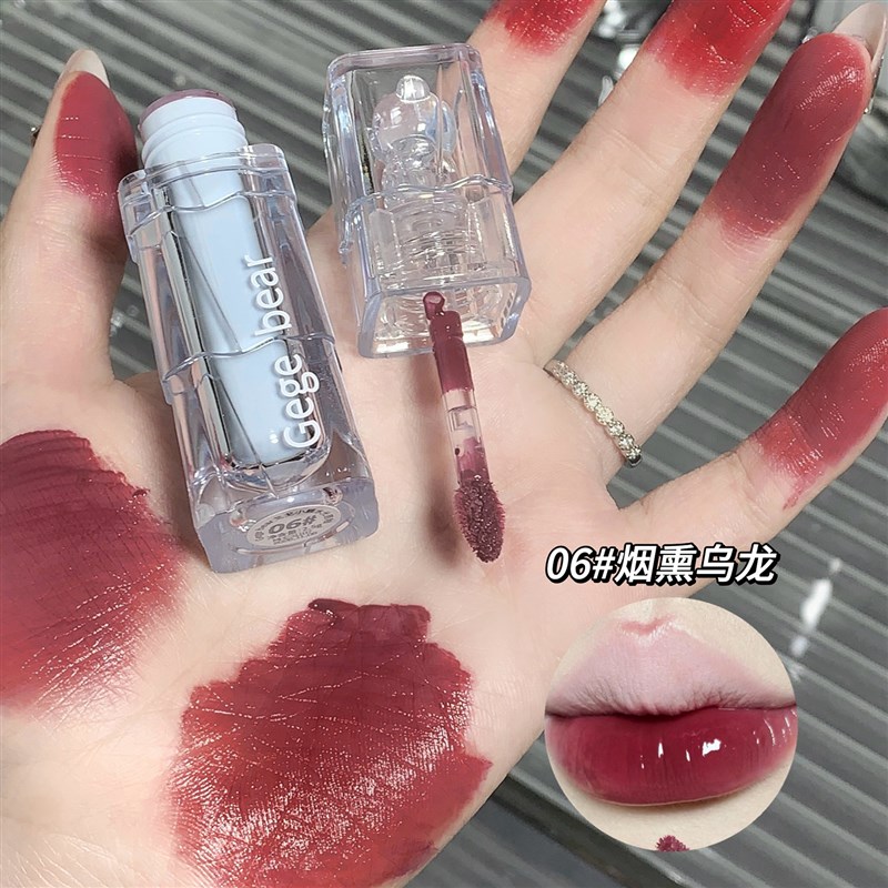 戈戈小熊水光唇釉水光镜面嘟嘟唇滋润保湿持妆不易沾杯显嫩女唇彩