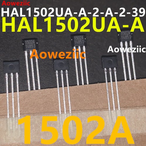 HAL1502UA-A 丝印1502A数字开关卡销开路漏极 霍尔传感效应TO92UA