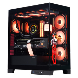 先马二次元新镜界大境界元境界台式电脑机箱M-ATX纯白真海景房ATX