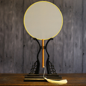 真丝空白团扇空白手绘画diy团扇刺绣透明宫扇手工扇面布料宫扇