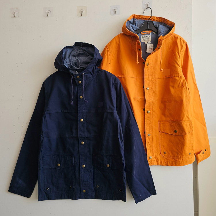 342286多码男款 英国高端品牌 杰威尔丝连帽 油蜡布防水外套夹克