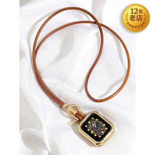 星图iwatch1234567se89手表10s11皮挂绳保护套软边框ultra49潮个性45mm44/40/42/38/41链创意男女长高级46