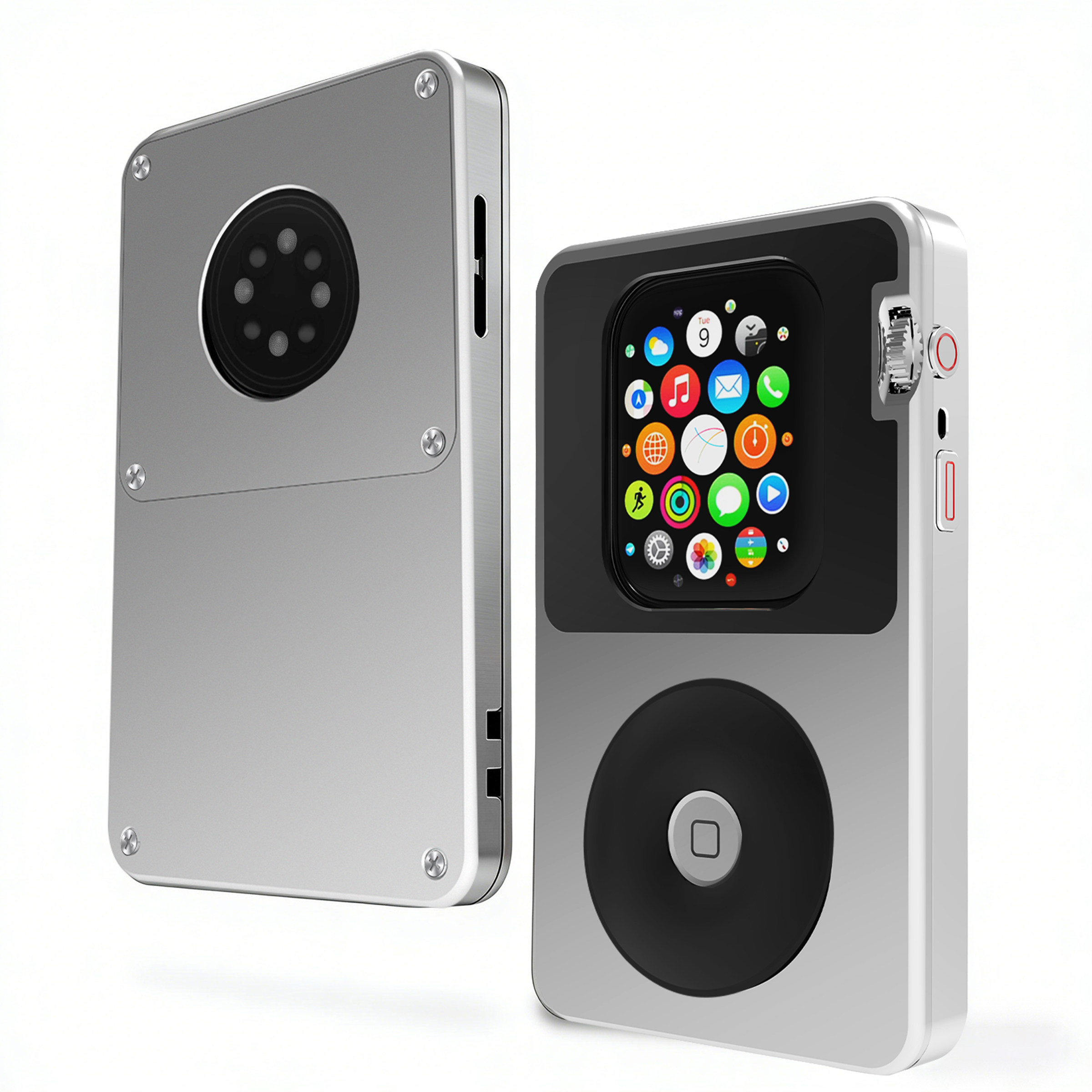 星图苹果手表改装外壳秒变复古ipod金属保护套个性全包9iwatch10/11图片