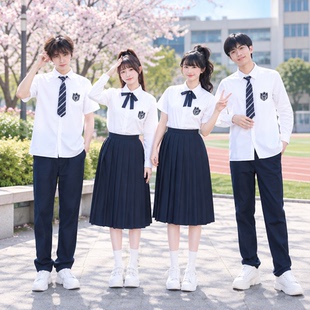 合唱诗歌朗诵演出服毕业照运动会班服套装学院风高中初中学生校服