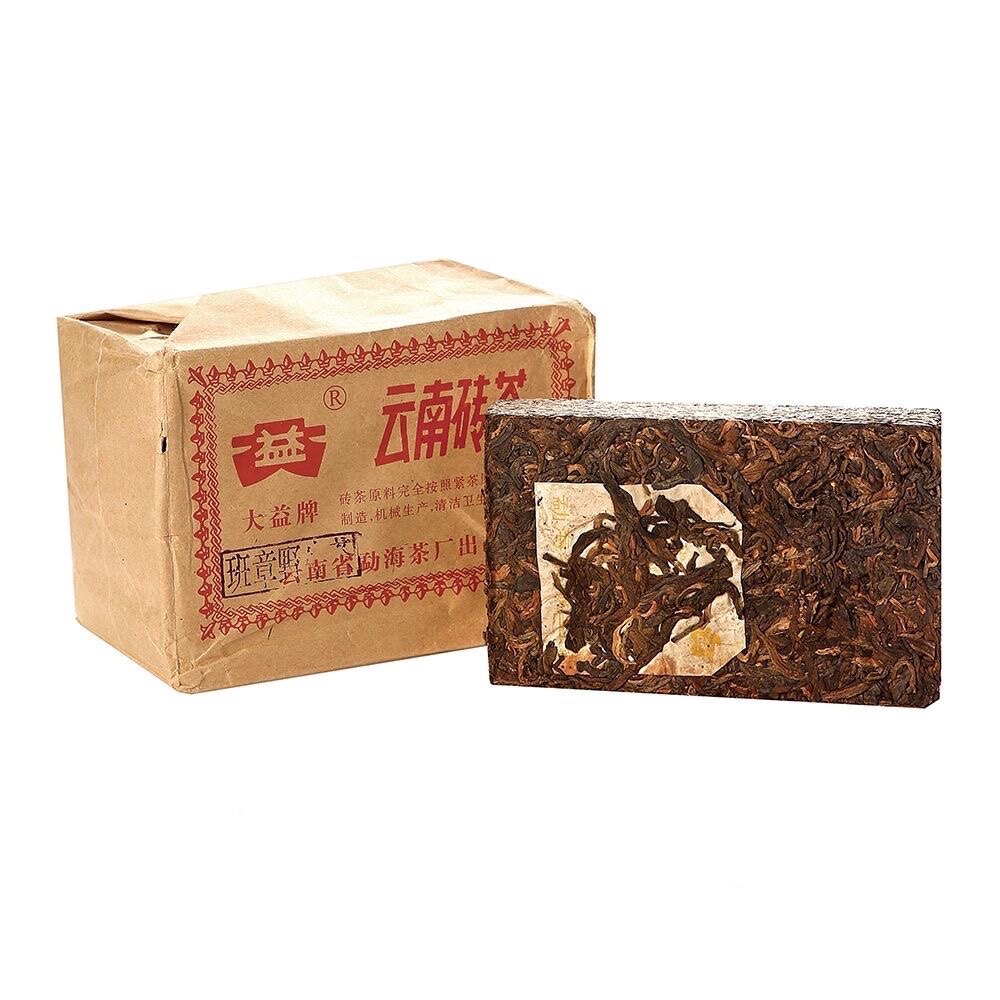 上门回收大益普洱茶2004年班章野生青砖生茶七子饼茶勐海茶厂出品