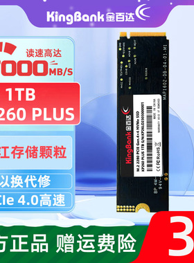 金百达1T 2T 512G M.2 NVMe3.0/4.0 M2固态硬盘SSD KP230/260PCIe