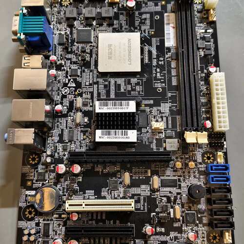 功能正常议价国产龙芯LS3A3000-LP CPU+主板，实物拍摄，功能