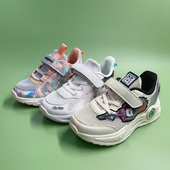 单网镂空透运动跑步鞋 撤柜实体款 子夏季 男女儿童鞋 小童 巴布豆童鞋