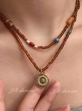 新款韩版民族风锁骨链