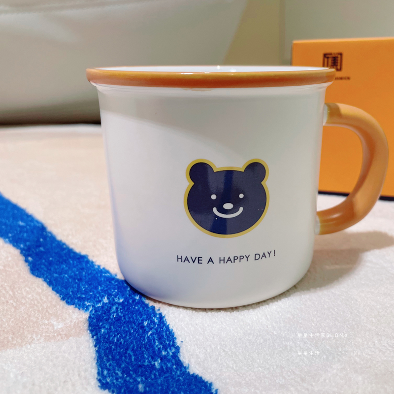 家用陶瓷水杯可爱卡通小熊马克杯