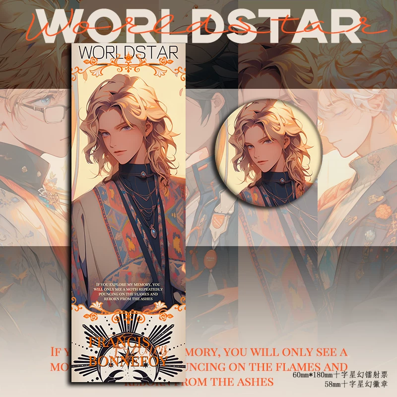 «Разрешенный подлинный Hetalia Ivan King Yao Arthur Alfred периферия лазерный билет Barji лазерный билет»