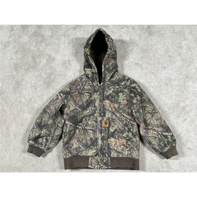 thumbnail for Printed Hooded Loose Jacket Men's Casual Print Fashion Hooded Loose Jacket