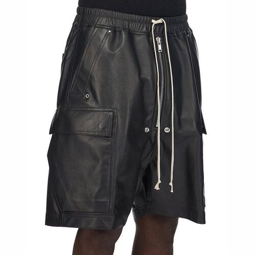 2026 Summer Cool Handsome Casual Soft Black Pu Leathe