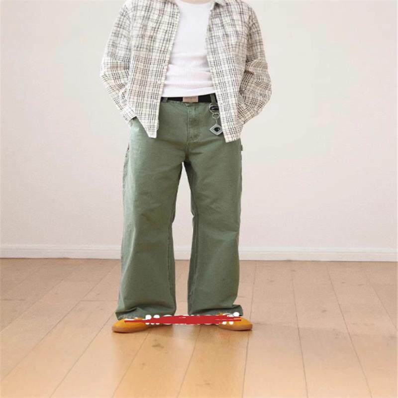 2024美式复古工装裤男 vibe裤子 b11休闲裤黑 cleanfit重磅破坏长