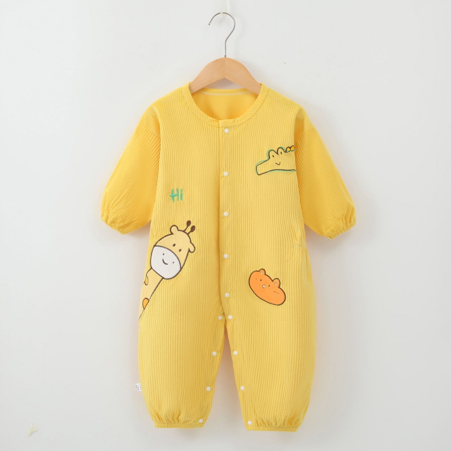 儿童秋冬季防脏连体爬爬服