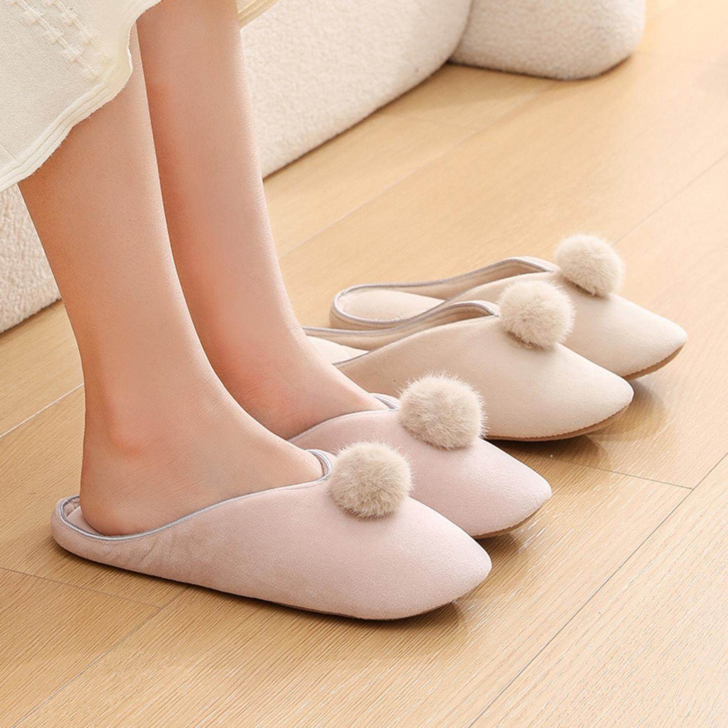 四季静音棉拖鞋女士春秋季室内居家木地板软底包头可爱孕妇月子鞋,居家布艺,居家棉拖/棉鞋,淘宝优惠券,粉丝福利购,淘宝优惠卷