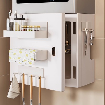 磁吸可开门热水器遮挡罩