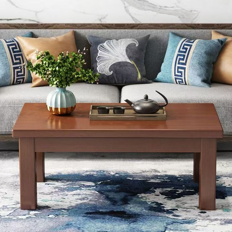 茶几简约现代小桌子客厅家用新中式办公室茶台小户型边长方形茶桌