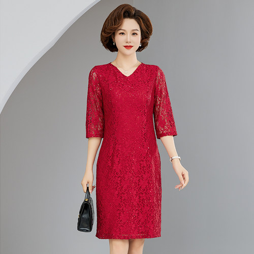 喜妈妈结婚长辈衣服平时可穿春夏