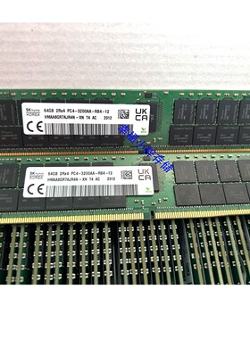 SK海力士内存条HMAA8GR7AJR4N-XN 64G 2RX4 PC4-3200AA REG ECC