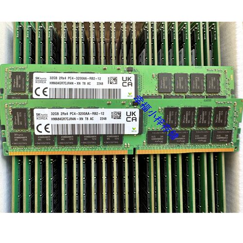 海力士现代32GB 2RX4 PC4-3200AA-R HMA84GR7CJR4N-XN 服务器内存