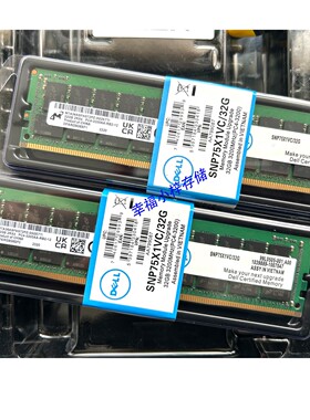 DELL SNP75X1VC/32G 32G 2RX4 DDR4 3200 ECC REG AA799087 内存