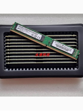 镁光 32G 2RX8 PC4-3200纯ECC VLP 内存窄条MTA18ADF4G72AZ-3G2BZ