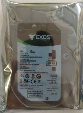 国行联保 Seagate/希捷 ST6000NM021A银河系列6t 7200转256M