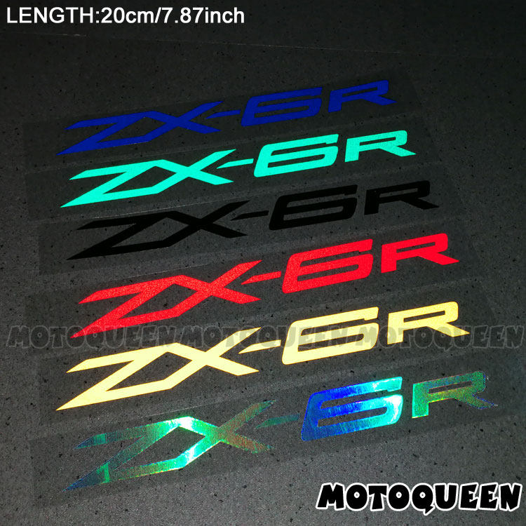 适用川崎ZX-6R ZX6R摩托车装饰贴花外壳车贴反光贴纸贴画版花防水