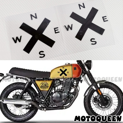 摩托车油箱贴纸高金大韩力帆V16