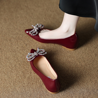 法式内增高气质单鞋女绝美小跟