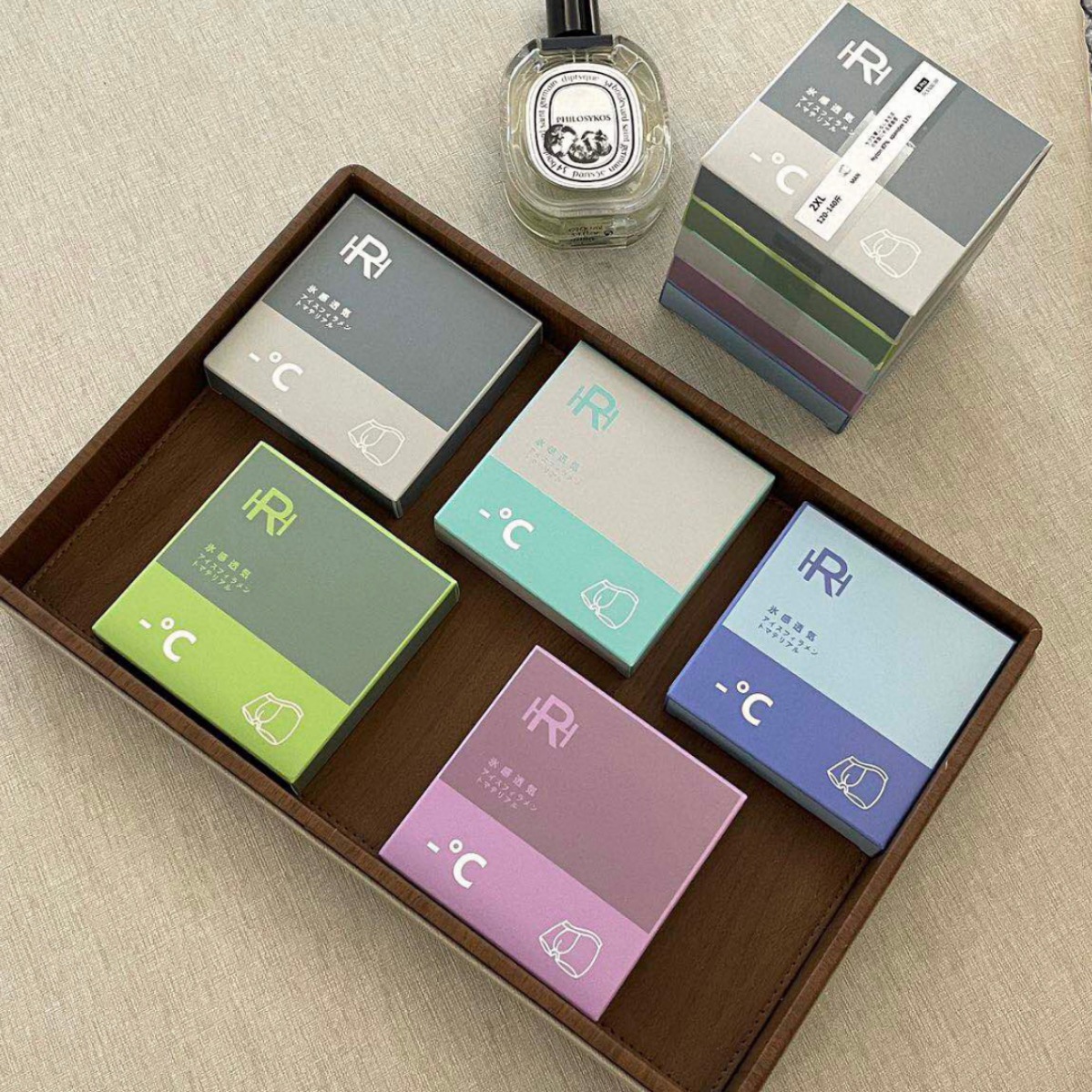 RH男士桑蚕丝面膜内裤抑菌内裆轻薄透气柔滑冰丝高弹平角短裤5条