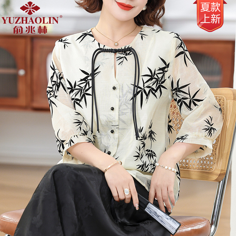 2024新款中老年妈妈装薄款复古