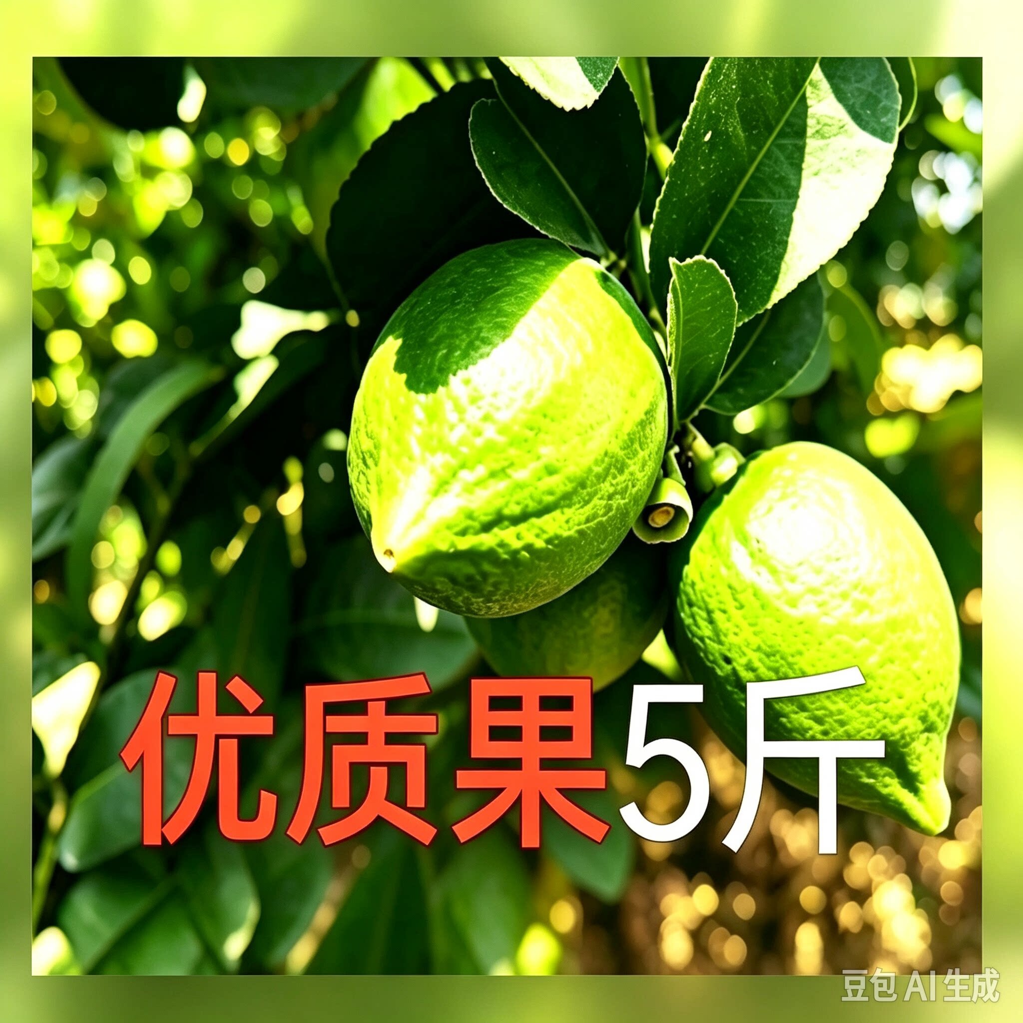 广西果园现摘无籽香水柠檬5斤 新鲜青柠檬手打柠檬茶原料坏果包赔