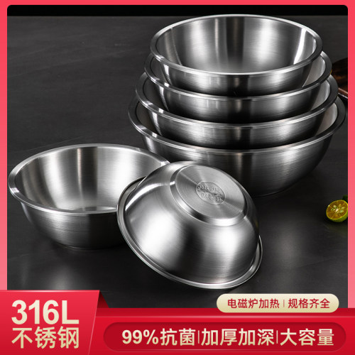 迪昂316不锈钢加厚园盆