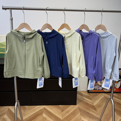 26春夏薄款连帽儿童防晒衣外套速干防风速干上衣6586