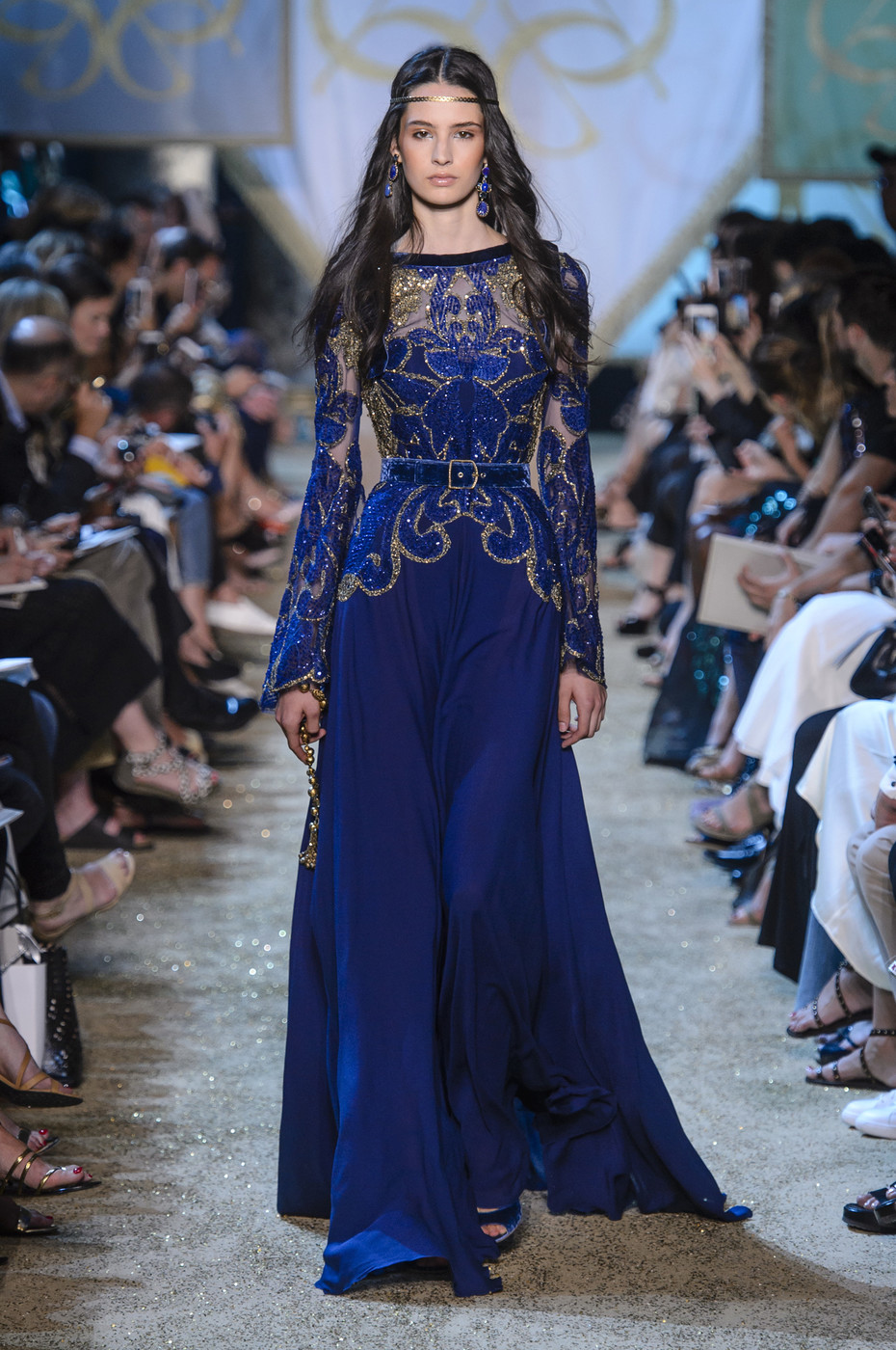 遮肉显瘦修身纯手工缝制晚礼服