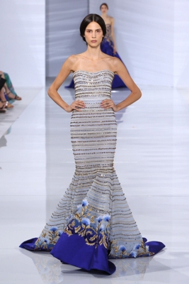 修身显瘦高档纯手工缝制晚礼服