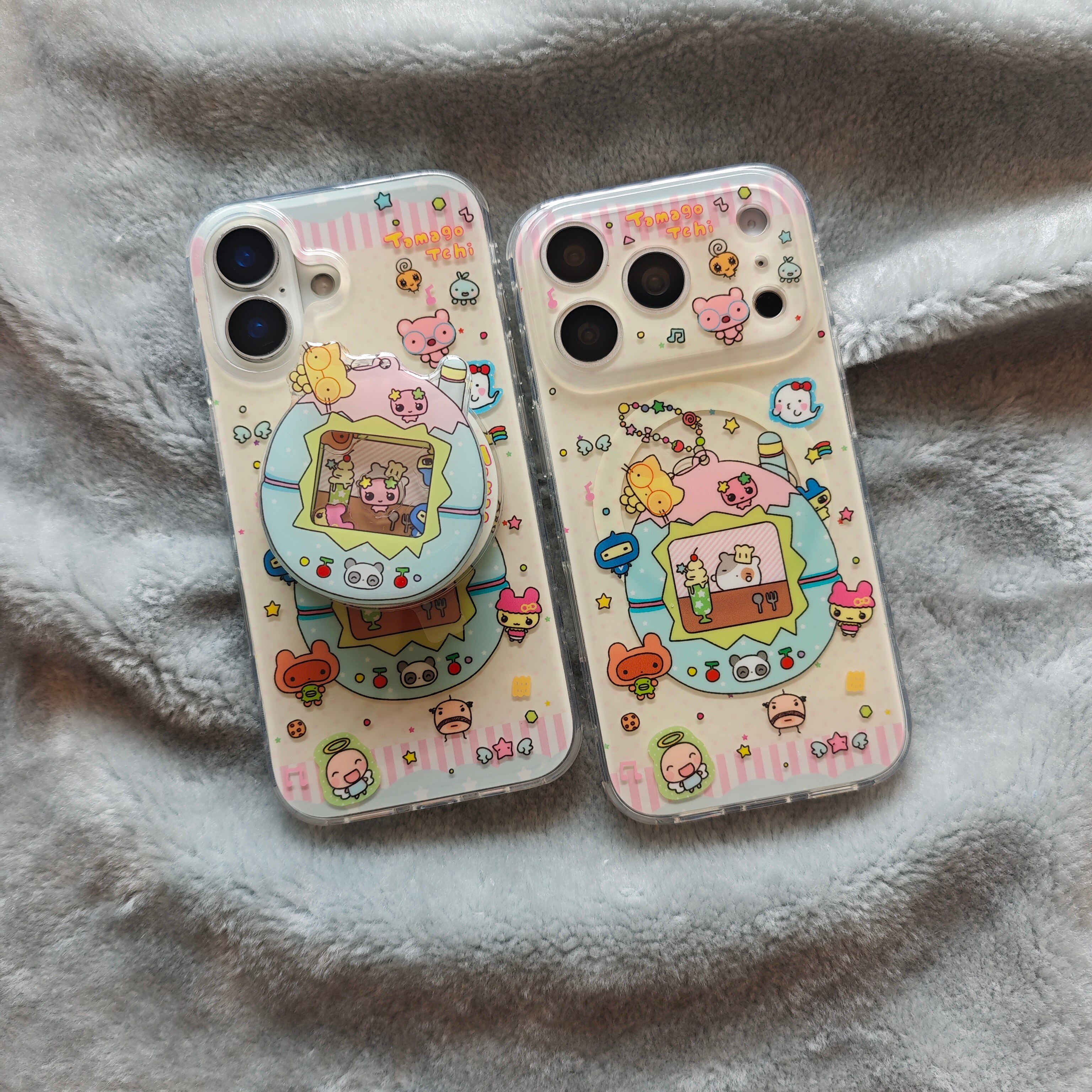 IMD磁吸卡通可爱拓麻歌子宠物机插画手机壳适用iphone17promax个性防摔苹果16亮面15趣味创意14支架13少女心