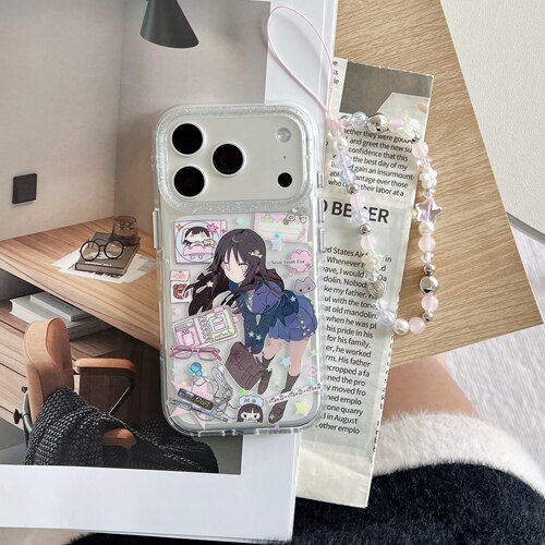 可爱动漫二次元jk美少女手机壳