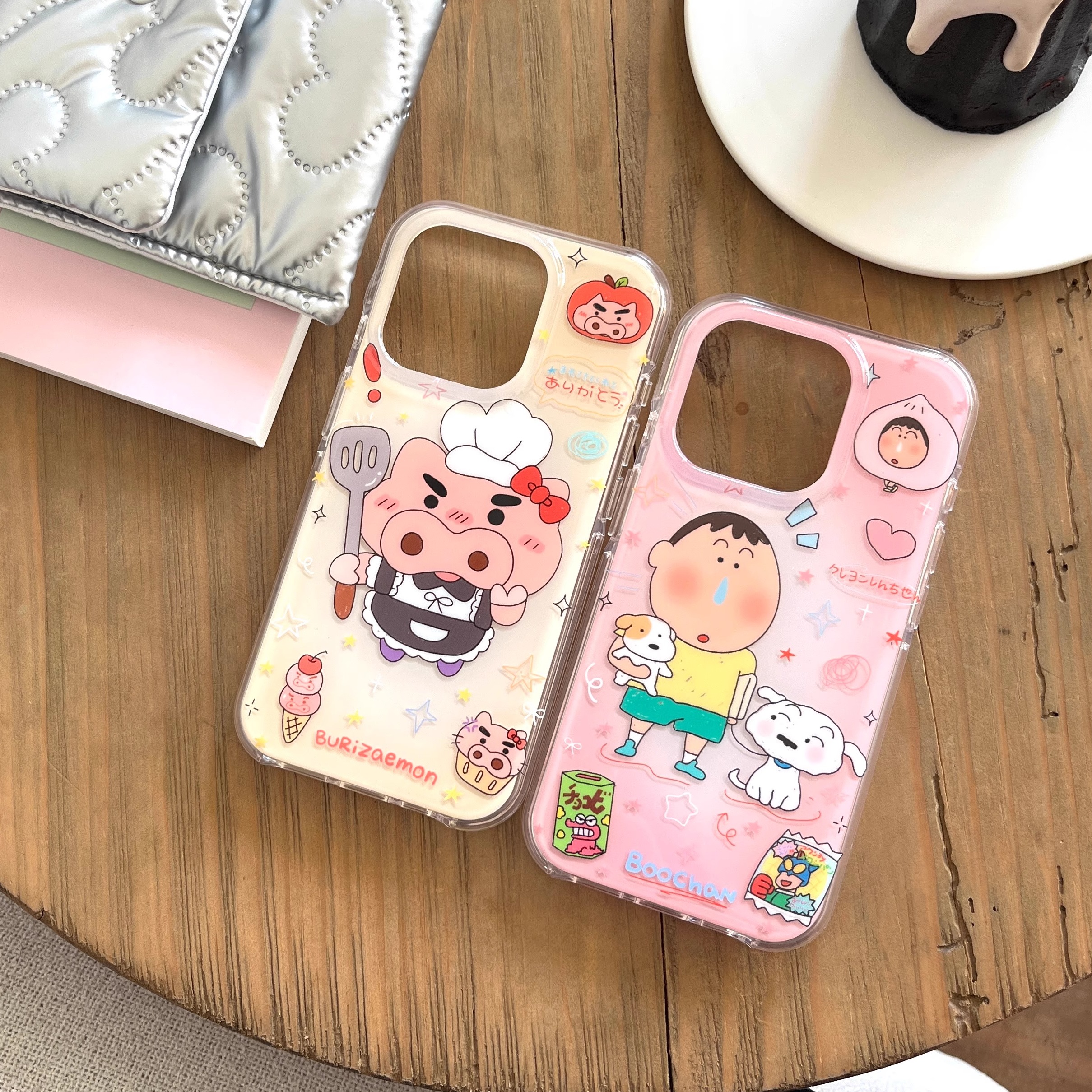 苹果气囊左卫门阿呆情侣手机壳