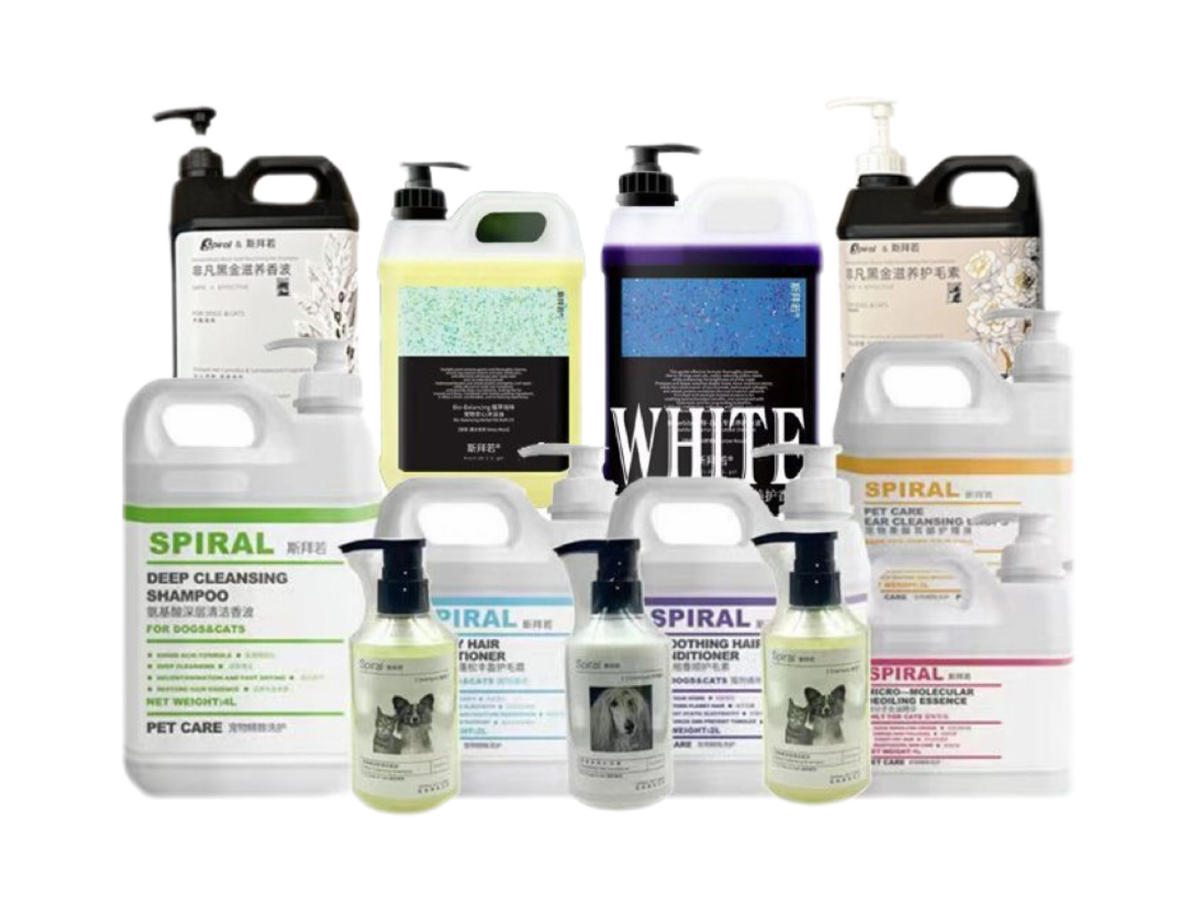 Spiral斯拜若系列宠物猫犬柔顺蓬松洗护套装清洁沐浴露300ml分装,宠物/宠物食品及用品,猫香波浴液,淘宝优惠券,粉丝福利购,淘宝优惠卷